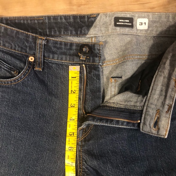 VOLCOM SOLVER BLUE JEANS SIZE 31 - Picture 10 of 13